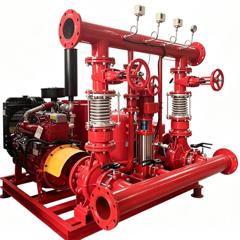 skid mounted diesel fire pump