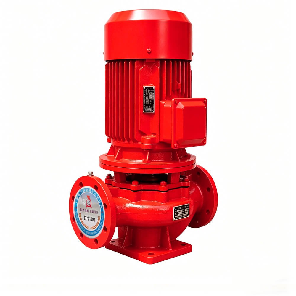 vertical single stage fire pump
